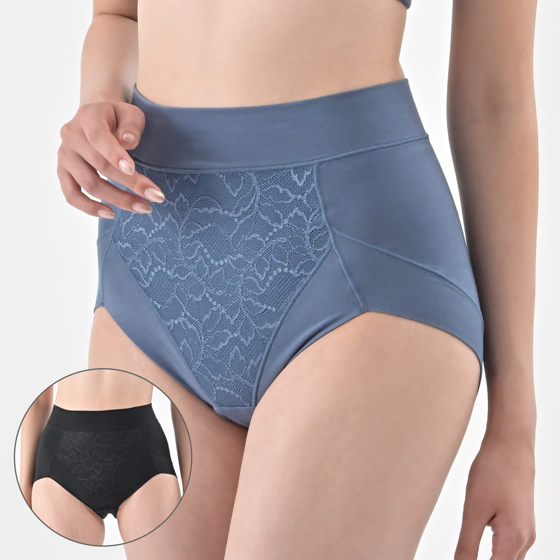 おやすみリラクエステ　綿混ぬくもりショーツ